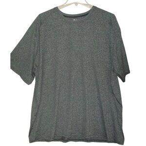 Paragon T-shirt Mens 4XL Gray Striated Heather short sleeve polyester 4x